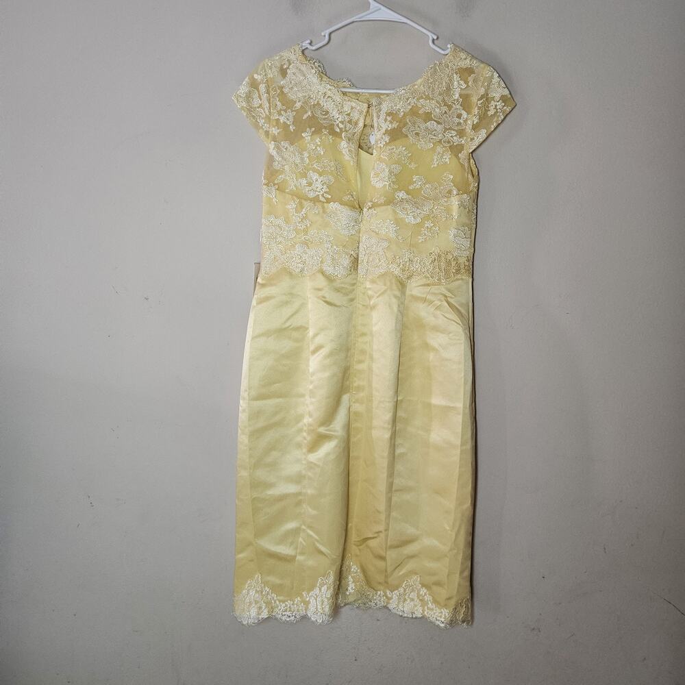Stacees Yellow Dress Women's No Size Medium See Measurements